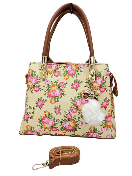 Women Canvas Printed Shoulder Bag