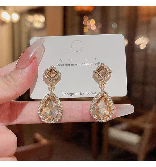 Diamond Water Drop Earring