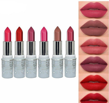 Matte Finish Lip Set- Pack of 6