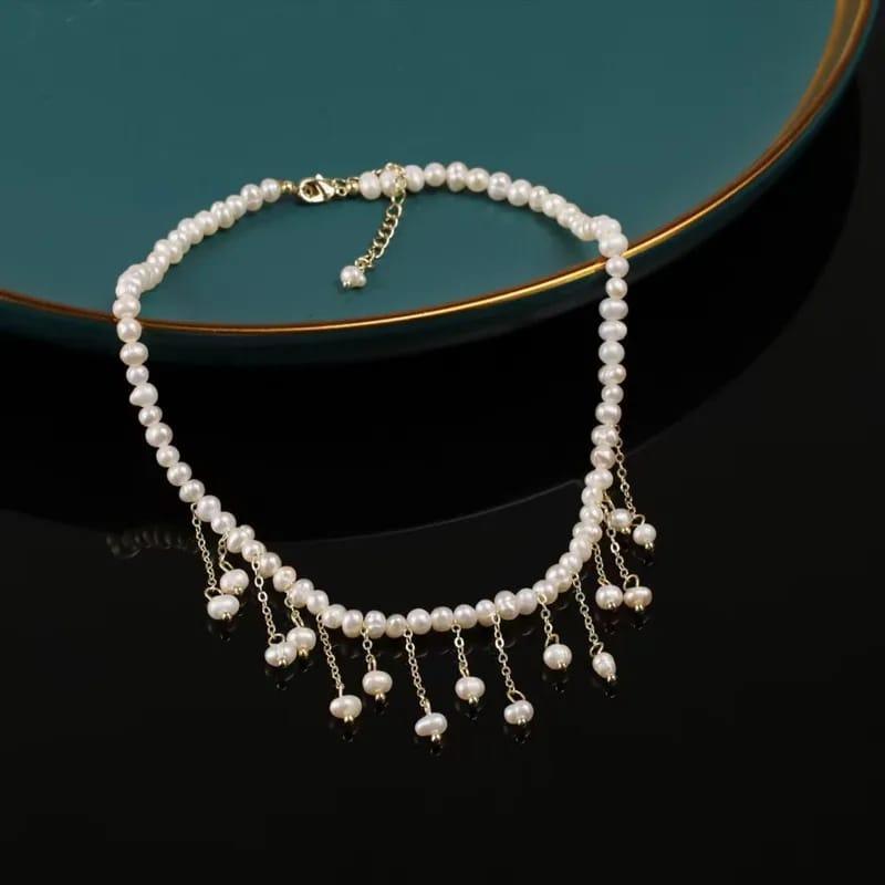 Beautiful Pearl Necklace Set