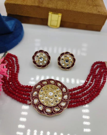 Kundan choker Necklace