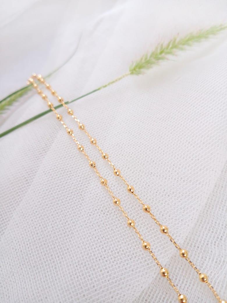 Gold Plated Ball Chain