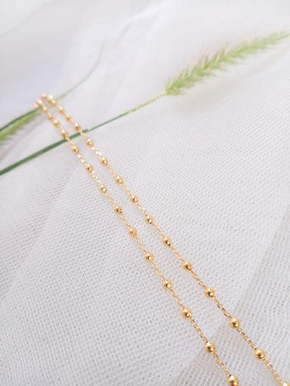 Gold Plated Ball Chain