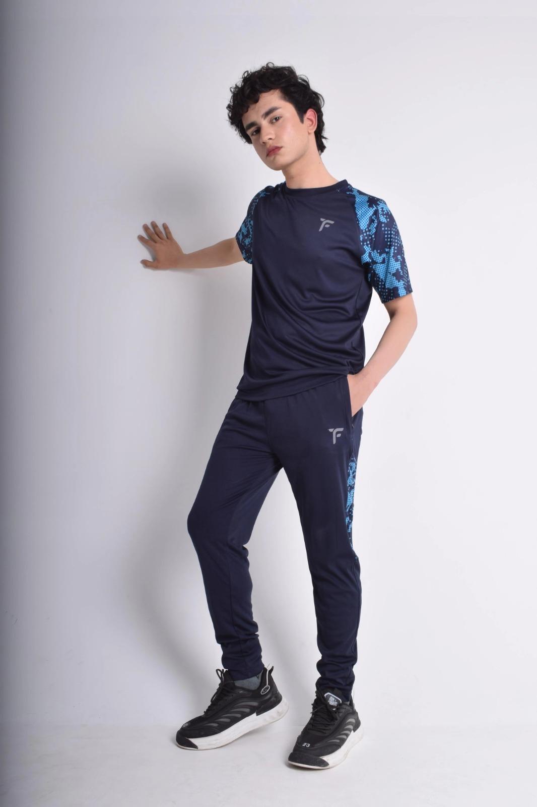 Men Cotton Printed Track Suit