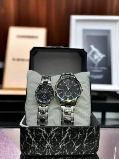 Couple Watch-Silver