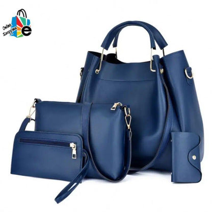 Girls Leather Plain Hand Bag