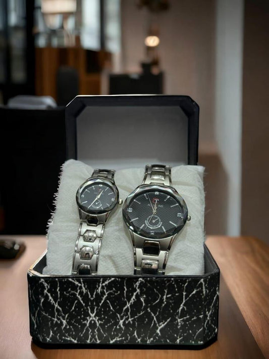 Couple Watch-Silver