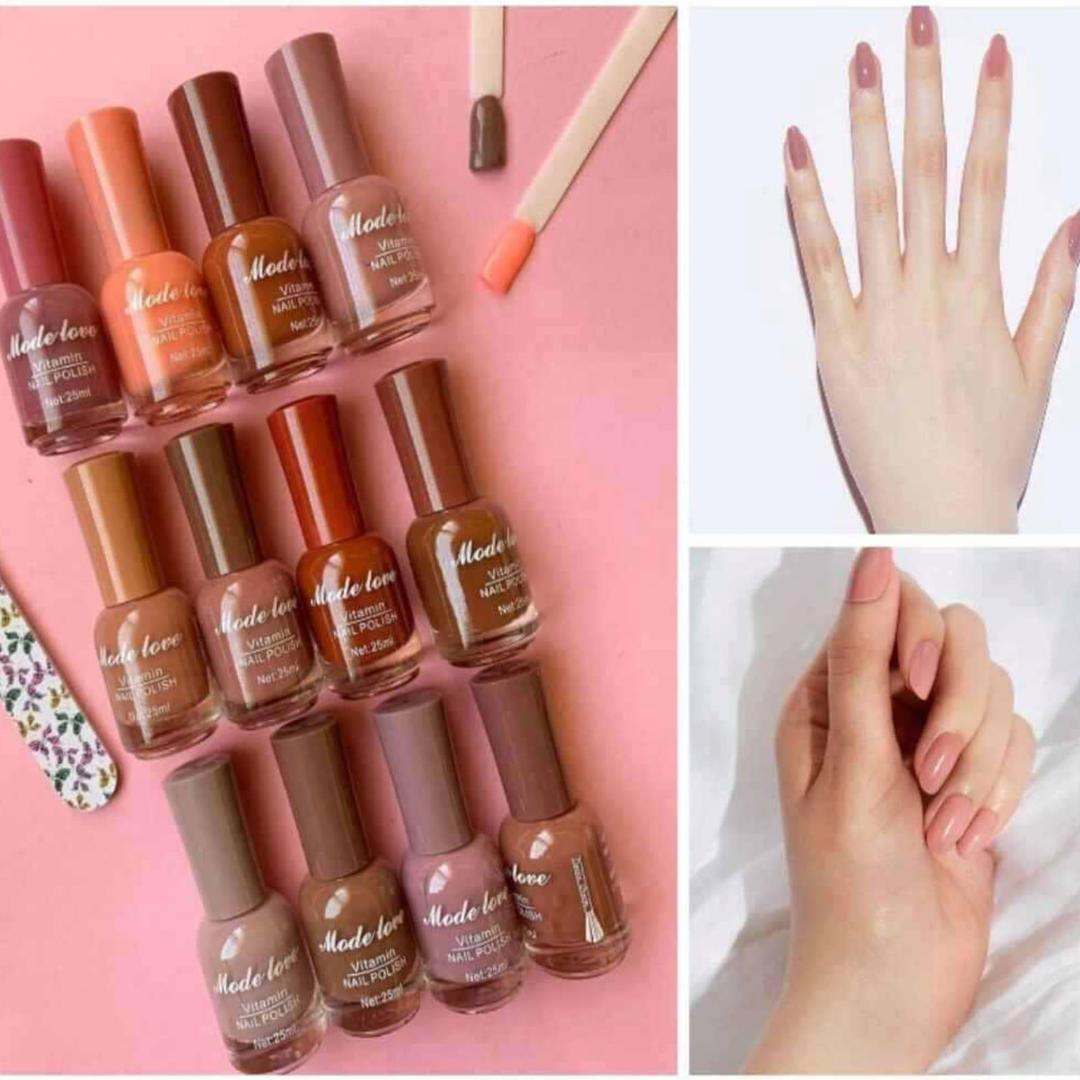 Nude Nail Polish- Pack of 12