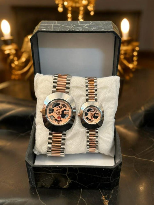 Beautiful Couple Chain Watch