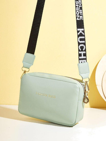 Girls`s PU Leather printed shoulder bag