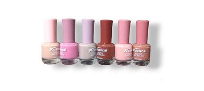 Matte Peel of Nail Polish, Pack Of 6