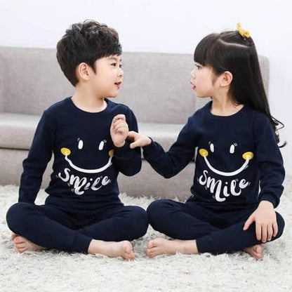 Kids Cotton Jersey Printed Pajama and Shirt