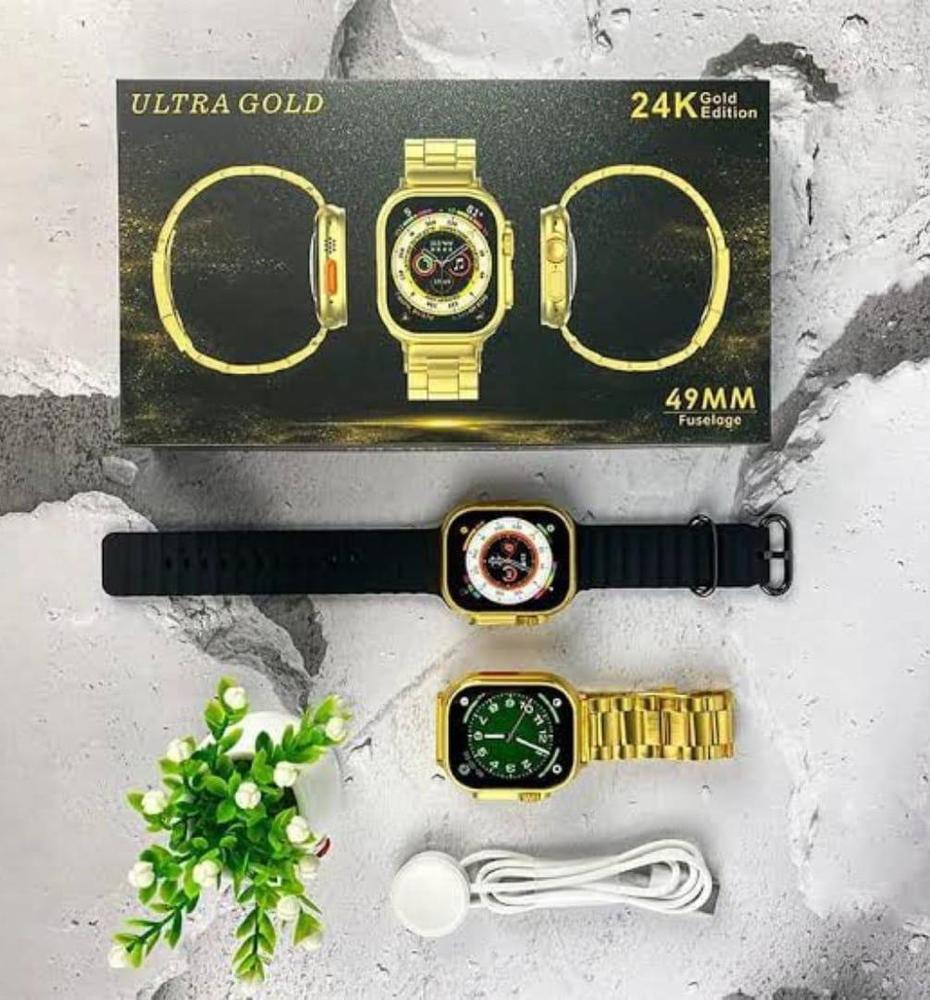 24K Gold edition smart watch, pack of 10