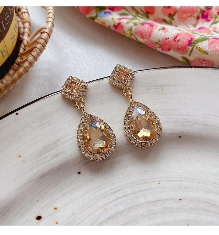 Diamond Water Drop Earring