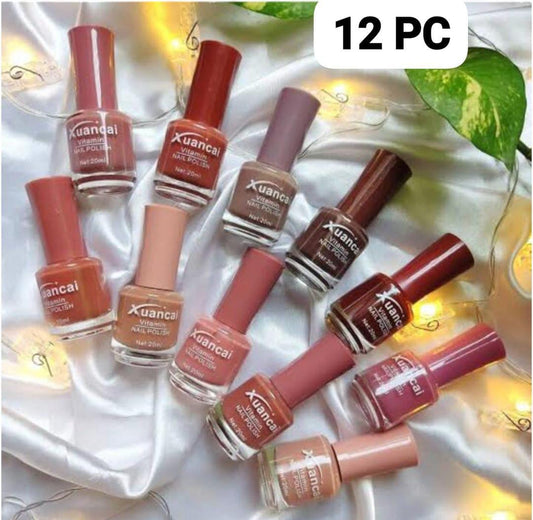 Nude Nail Polish- Pack of 12